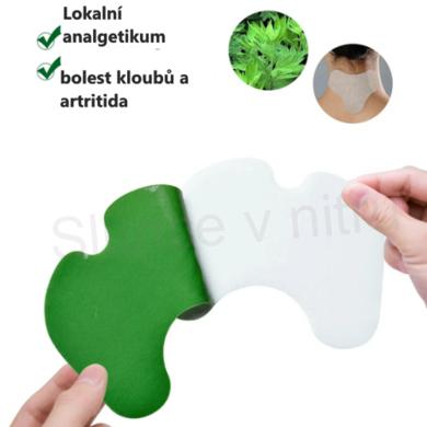 Hřejivá pelyňková kolenní náplast na bolest 12 ks (F48)