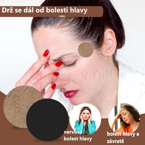 Náplast na bolest hlavy migrená a jiné 12 kusů (F52)
