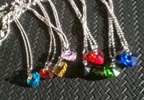 Náhrdelník s rakouským křišťálovým srdcem Swarovsk Elements (BD658)