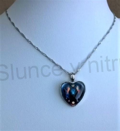 Náhrdelník s přívěškem Vlka (BD666)