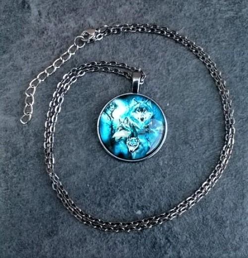 Náhrdelník s přívěškem Vlka (BD668)