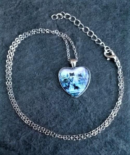 Náhrdelník s přívěškem Vlka (BD670)