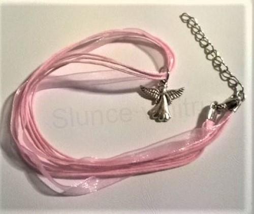 Náhrdelník s přívěskem anděl, andílek (BD680)