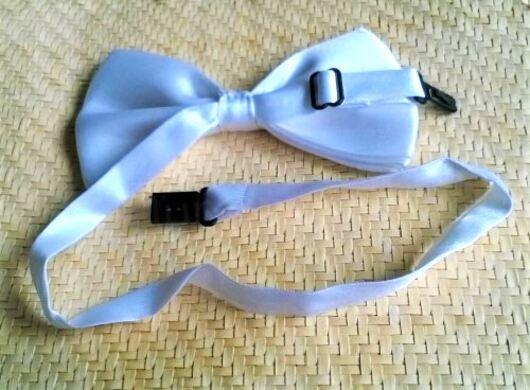 Pánský stylový motýlek bílý (K179)