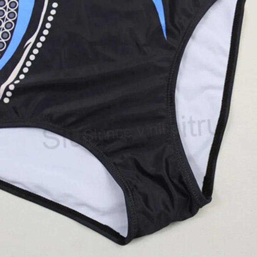 Dámské jednodílné plavky Aleumdr – 2XL barevné Push Up (K181)
