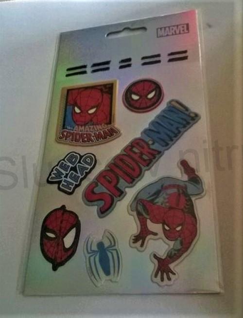 Samolepky 3D spaiderman kreslené mix (E689)