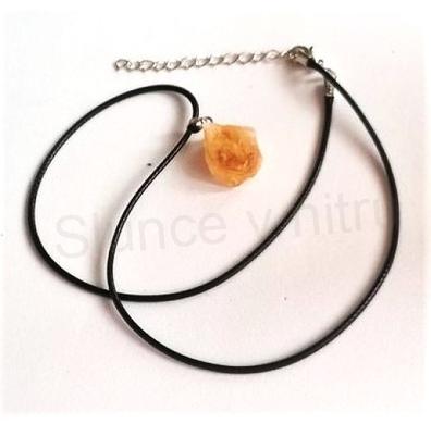 Minerální náhrdelník citrín (Brazílie) (X1560)