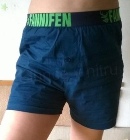 Pánské bavlněné trenýrky tmavě modré velikost 2 X (K207)