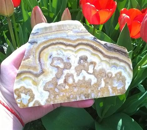 Aragonit řez 987 g (Slovenská Republika) (X1605)