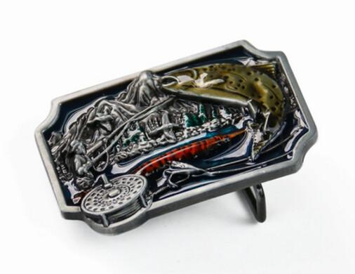 Rybářská přezka, spona na opasek (H448)