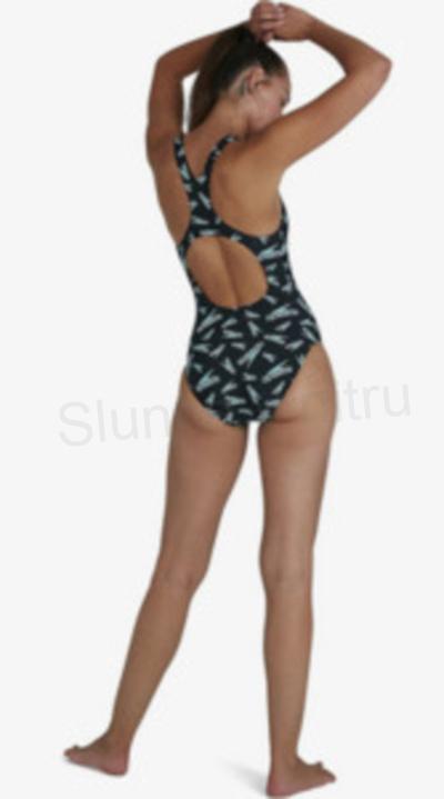 Sportovní dámské jednodílné plavky XL (K265)