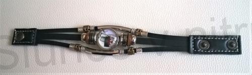 Kožený templářský náramek (BC560)