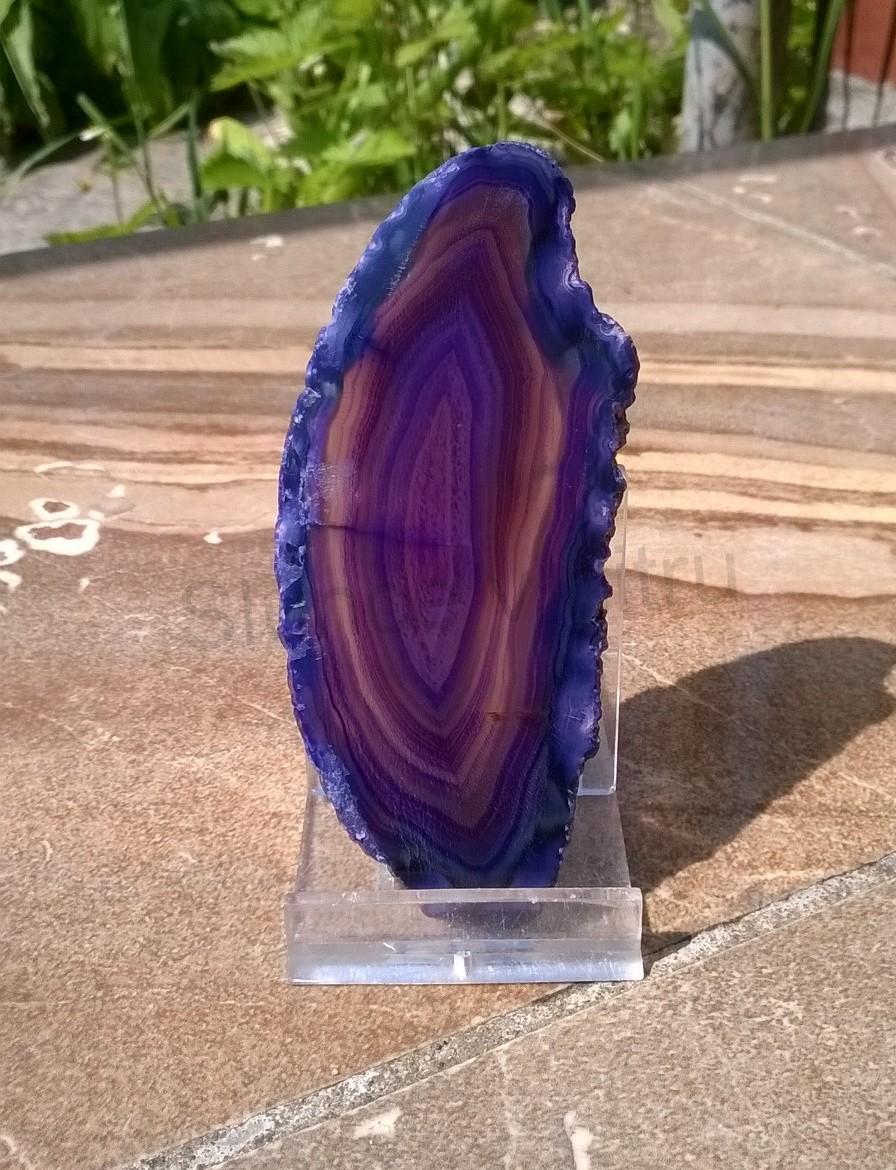 Achát plátek 34g - (Brazílie) (X1654)