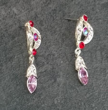 Souprava šperků s náušnicemi a kamínky (BS122)