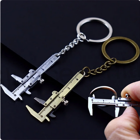 Klíčenka posuvné měřítko platinová (D736)