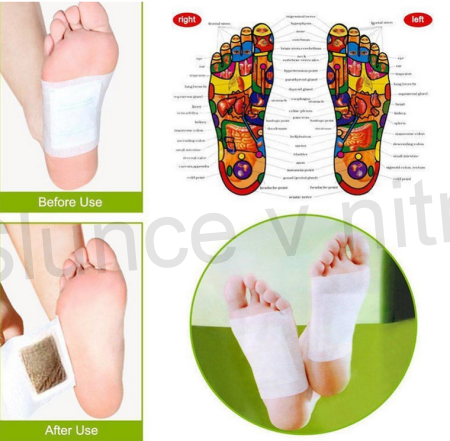 Detoxikační náplasti na nohy Kinoki 10 ks (F57)