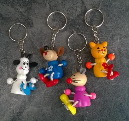 Klíčenka, přívěšek veselá zviřátka Kočíčka (H461)