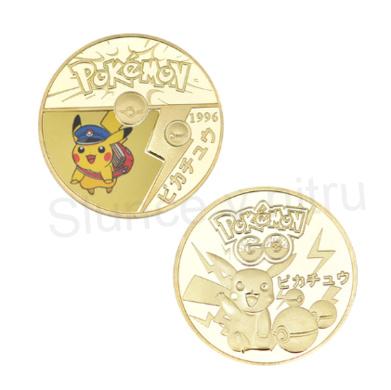 Pozlacená POKÉMON - mince - 1 (MA1)