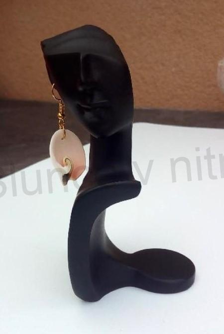 Visací náušnice mořské plody pravá mušle více balení (X1756)