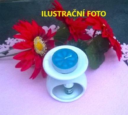 Keramická aromalampa sada olej a vonná svíčka (CH43)