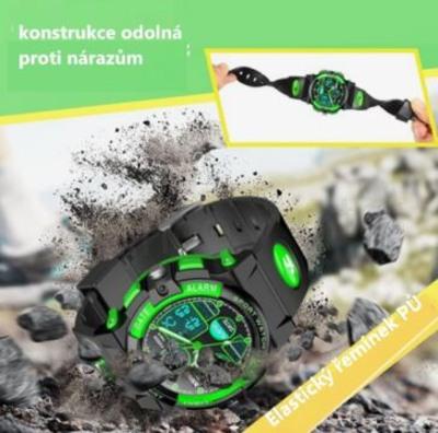 Dětské Multistyle LED vodotěsné digitální hodiny (H549)