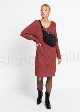 Dámské úpletové šaty velikost M (K448)