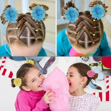 Gumička do vlasů s kytičkou (H564)