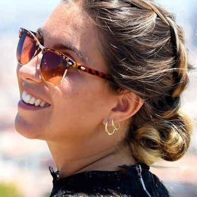 Kreolské náušnice, kruhy z chirurgické oceli 8 mm (BB812)