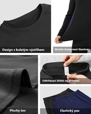 Pánské prodyšné měkké termoprádlo set vel. M (K487)