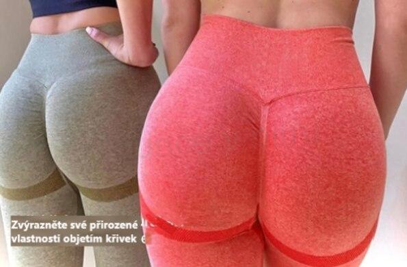 Dámské bezešvé Push Up legíny s vysokým pasem – velikost S (K494)