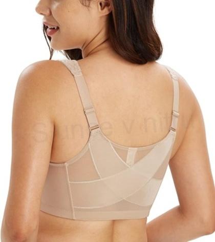 Dámská podprsenka bez kostic, zapinání vpředu velikost 100 G (K514)