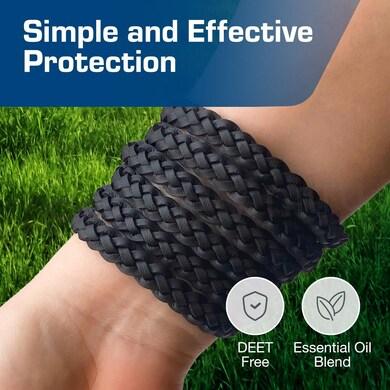 Repelentní náramky proti hmyzu červený (F73)