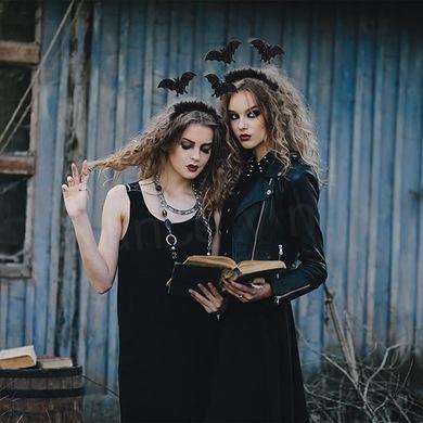 Halloween čelenka do vlasů netopýr (K543)