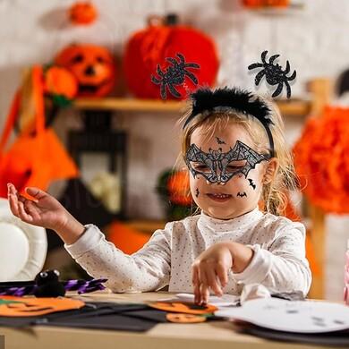 Halloween čelenka do vlasů pavouk (K544)