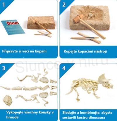 Dinosauří archeologická sada, vykopávky (D965)