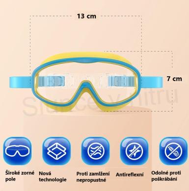 Plavecké brýle UV ochrana proti zamlžení modrý (D981)