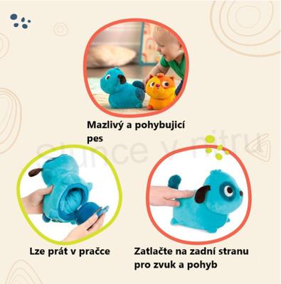 Plyšová hračka pejsek se zvuky (D1042)