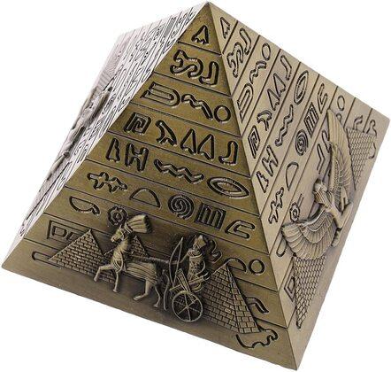 Velká kovová egyptská pyramida (L55)