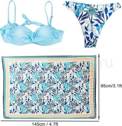 Dámské trojdílné plavky, bikini velikost S (K587)