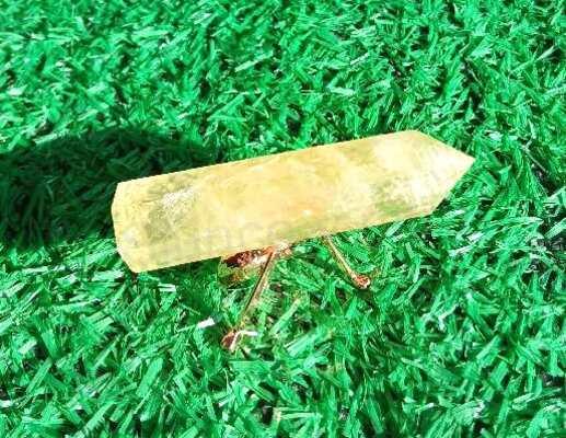 Citrín broušená špice 75 mm | 43 g (X1999)