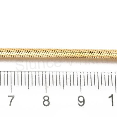 Plochý hadí řetízek z nerezové oceli - 3,2 mm, 45 cm (Y16)