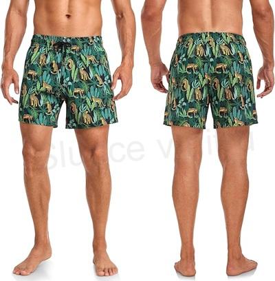 Pánské koupací šortky s kompresním Liner 2 v 1 velikost M (K632)