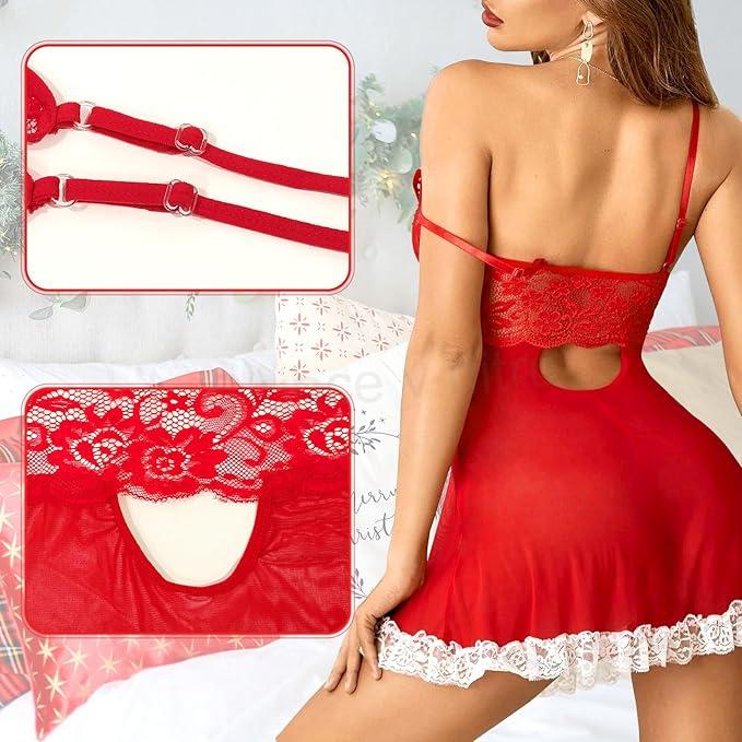 Vánoční spodní prádlo s G-String velikost univerzální (K668)