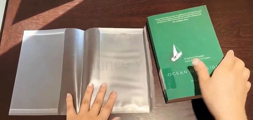 Sada průhledných PVC obalu na knihu, sešit transparentní A4 - 10 kusů (E1041)