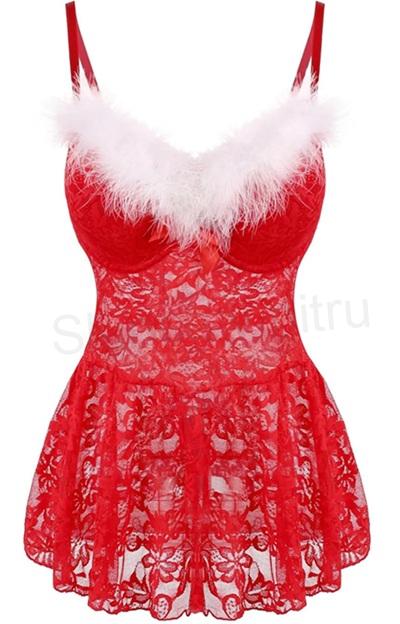 Vánoční spodní prádlo s G-String velikost univerzální (K669)