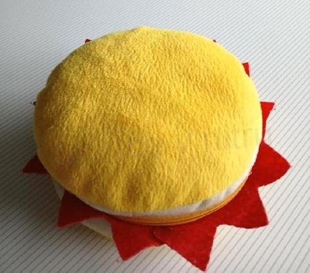 Plyšová hračka, polštářek sluníčko 21 cm (D1147)