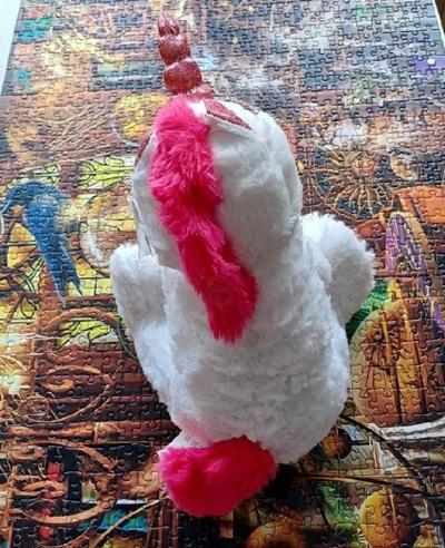 Plyšová hračka jednorožec 35 cm (D757)