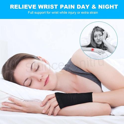 Kompresní podpěra palce a zápěstí – černá (S) (F89)