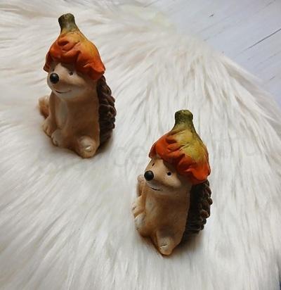 Dekorativní figurka ježeček 8,6 x 6,5 cm (L69)