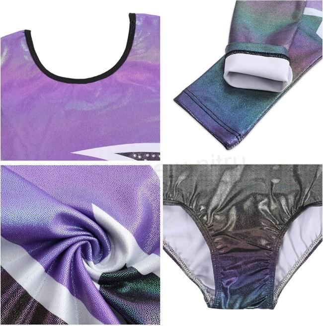 Dívčí gymnastický trikot Bezioner – velikost 100 (W269)